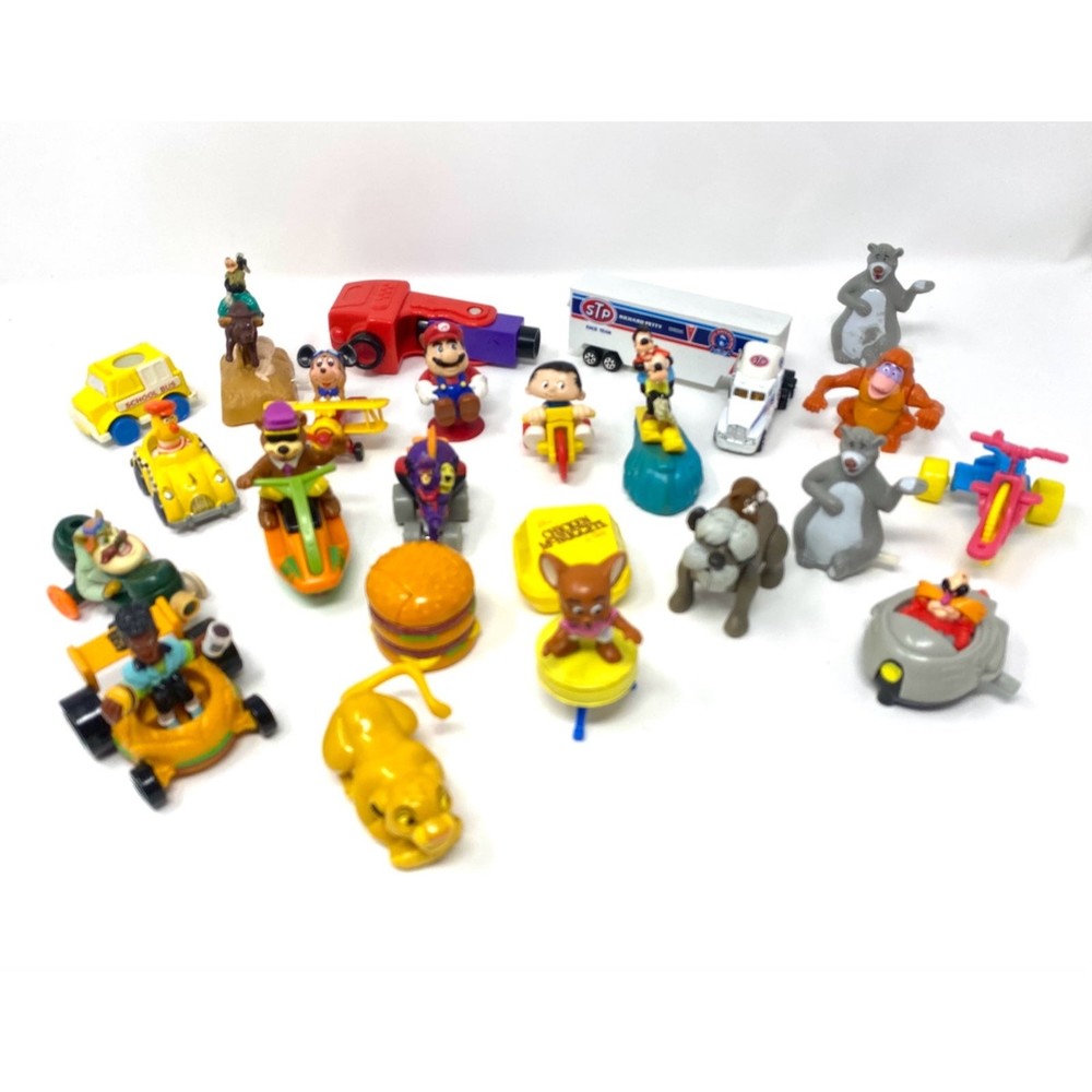 Lot of Small Vintage Toys Burger King McDonalds Mix